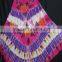 Romantic pink & purpal Dress long maxi dress New Style Umbrella Hand Printed Sundress for Women Beach summer dresses