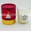 Fashion luxury scented candle with round carboard gift box for gift&home decorate