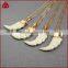Natural ox bone horn carved claw pendant jewelry Bead