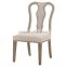 French Style Solid Oak Wood Design Dining Chair without Handle in Hollow back