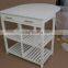 white foldable kitchen table