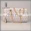 White fashion style leather designer shoulder bag for young women