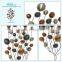 Professional decorative butterfly beautiful metal butterfly garden decorations indoor water feature