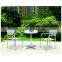 Stackable outdoor wicker patio furniture white rattan garden furniture