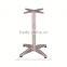 Hotsale cast aluminum stainless steel metal folding center table leg