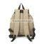 BP010MX Fashion Khaki Durable High Quality Custom Canvas Pocket Padded Backpack