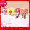 Smile face PVC bookmark and plastic coated paper clips