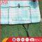 Sky blue wholesale polar fleece hangbag picnic blanket