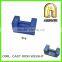 OIML 20kg cast iron weight, blue cast iron weight