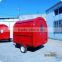 Hot sale new customized outdoor vending catering kitchen food cooking van kiosk with two big wheels XR-FC220 D