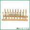 Bamboo plate holder