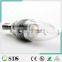 LED Candle bulb high power 3W e14 LED Candle Bulb Silver Warm White led candle light