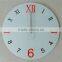 Glass wall clock, fashion wall mounted clock, decorative wall clock