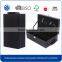 Black color empty PU leather wine display box