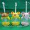 pet cup for slush bottle ice cup