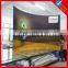 Special portable curved trade show display