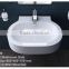 YJ7828 Ceramic Bathroom basin Oval Ceramic wall-hung basin