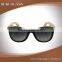 Double spring hinge bamboo women sunglasses 2016 bamboo UV400 sunglasses