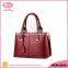 China new fashion design women leather handbag with long shoulder strap