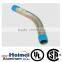 3/4" UL Approved rigid aluminum conduit 45 degree elbows