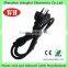 Black 3 Pin Rubber Australia Power Cord for Household Appliance