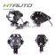 HTAUTO Motorcycle Accessories Headlight Led Angel Eyes Driving Light Running Light with High beam Low Beam Blasting Flash