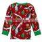 (AB6435)24m-6y red NOVA baby boy sleepwears 2015 autumn sleepwears printed christmas trees child wholesale clothing PROMOTION