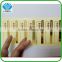 customized clear plastic adhesive labels with gold stamp