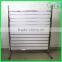 Detachable exhibition display rack used 4' x 4' slatwall panel