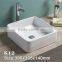 KJ2318-2 Saudia arabia hotsale model SASO Golden royal design vanity basin