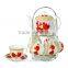 flower bone china tea set