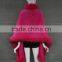 Women Genuine Cashmere Shawl Scarf With Raccoon Fur Collar