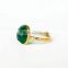 The Gopali Jewellers Green Onyx Rings Green Onyx Rings, Mixed Metal Rings, Cluster Rings, Simple Rings