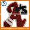 Embroidery Clothes Chenille Patches Sticker / Fabric Embroidered Patch