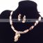 YiWu T&J Wholesale Lady Charm Women Gift Bridal 4pcs Pendant Earings Bracelet Necklace Ring Jewelry Set