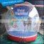 clear inflatable snow globe,Christmas snow globe for decoration,giant inflatable human snow ball