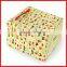 New Design Simple Craft Fancy Light Yellow Dot Printing Shopping Bags