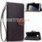 flip style solid color leather phone case flip cover leather case for Samsung Galaxy Note 7