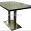 Rectangle 4 person wooden restaurant table YT7007