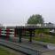 New promotion 3 axle 40ft container flatbed semi trailers for sale