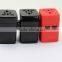 US UK EU AU Universal All In One International Travel Power Plug Adapter Charger With 2 Port 1 USB for Cell Phone