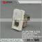 LY-FP176B-S-C6A OEM France Type CAT6a STP Keystone Jack Toolless Single Module