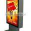 Double sided vertical led scrolling sign box