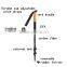 Ultralight Outdoor 3 Section Carbon Fiber Trekking Mountaineering Telescopic Walking Stick