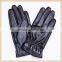 100% Black Tight Leather Men Cycling Gloves Wholesale