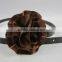 PU with fashion flower stud buckle belt for dress