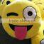 wholesale custom sew custom plush emoji pillow stuffed toys, custom whatsapp emoji pillow