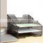 Metal Mesh Desktop File Sorter Organizer Desk Tray Organize with 3 Letter Trays and 2 Vertical Upright Sections