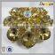 beautiful lotus shape rhinestone brooch for wedding invitations