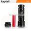 USB rechargeable strong light torch flashlight with 18650 or CR123 battery 6 modes